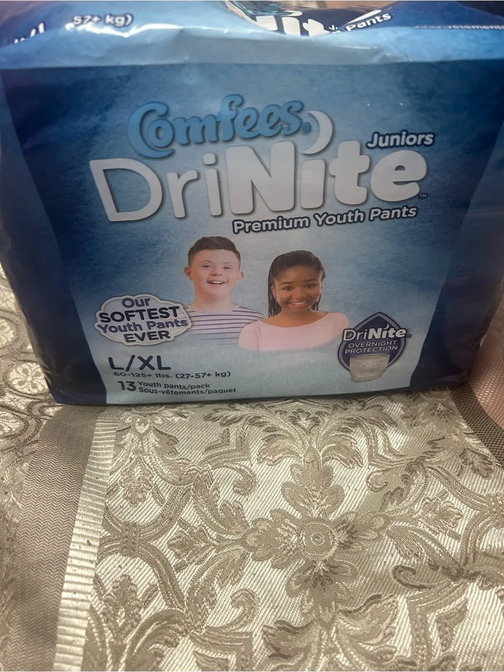 Comfees DriNite Juniors Premium Youth Pants - Blue - L/XL